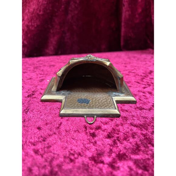 Vintage Religio Wall Decor Metal Holy Water Font Crown Of Thorns West Germany - Picture 9 of 13